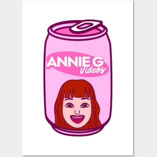 Anniegvideos Pink Soda Posters and Art